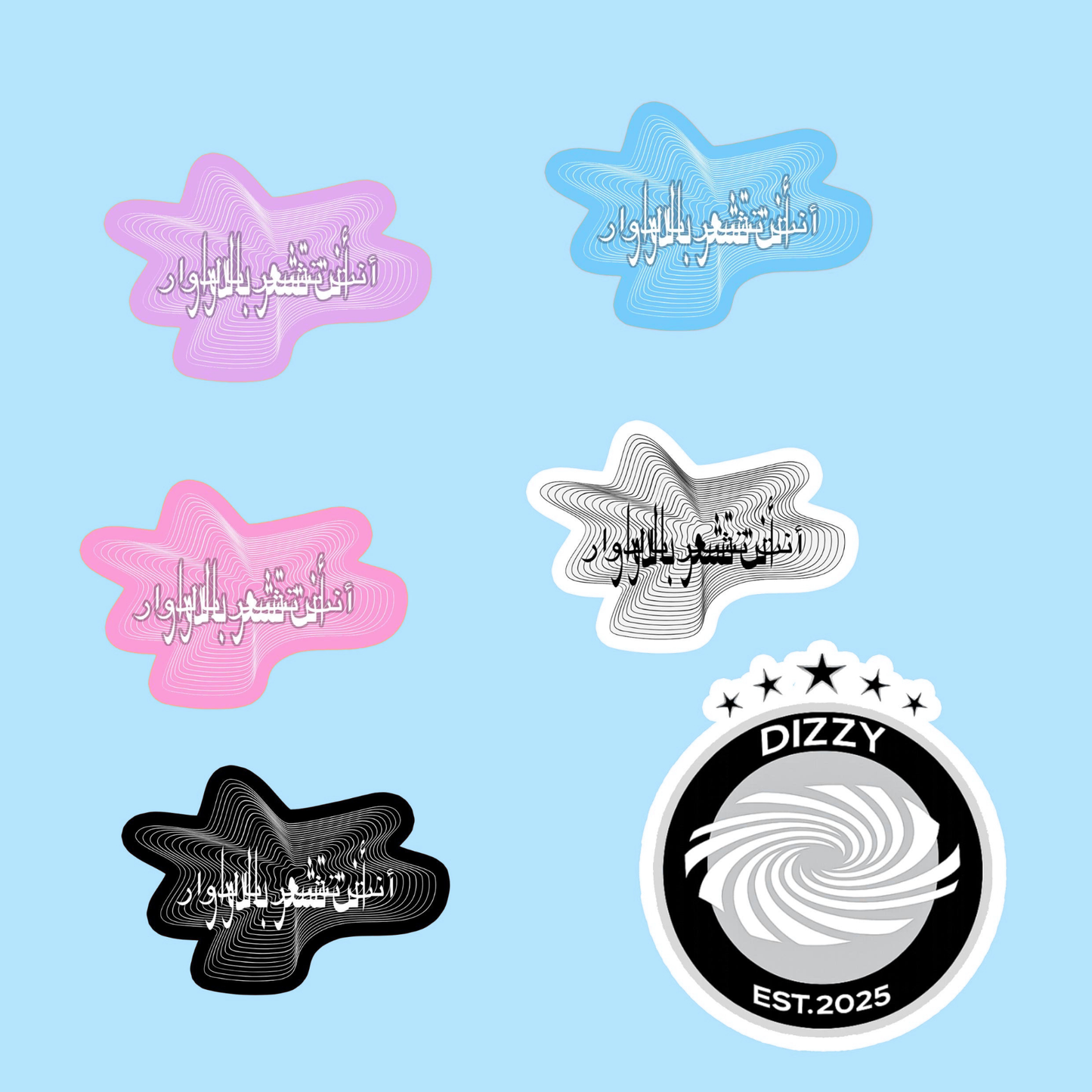 Dizzy Sticker Pack (6)